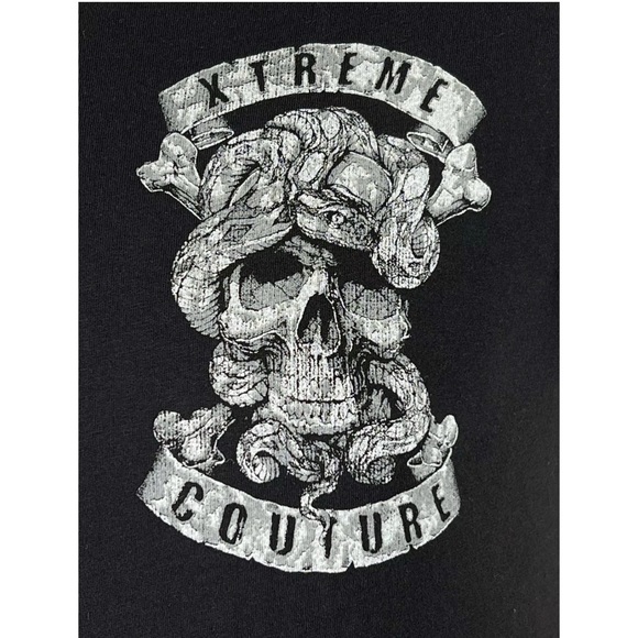 Xtreme Couture Men's T-shirt DON'T TREAD MUSCLE TEE Sleeveless Black - Picture 6 of 8